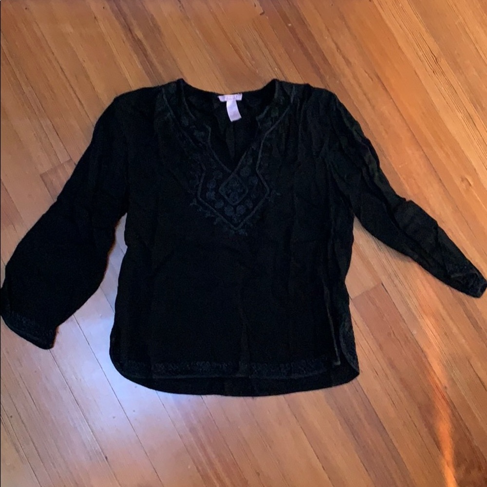 Black Calypso Top
